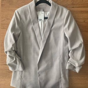 NWT Casual Chic H&M Blazer in Heather Gray. Sz Med $19!